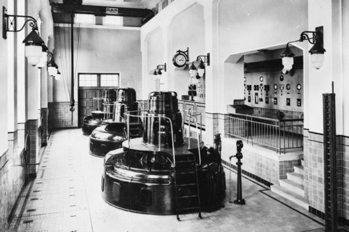 Krafthaus im Kraftwerk am Höllensteinsee